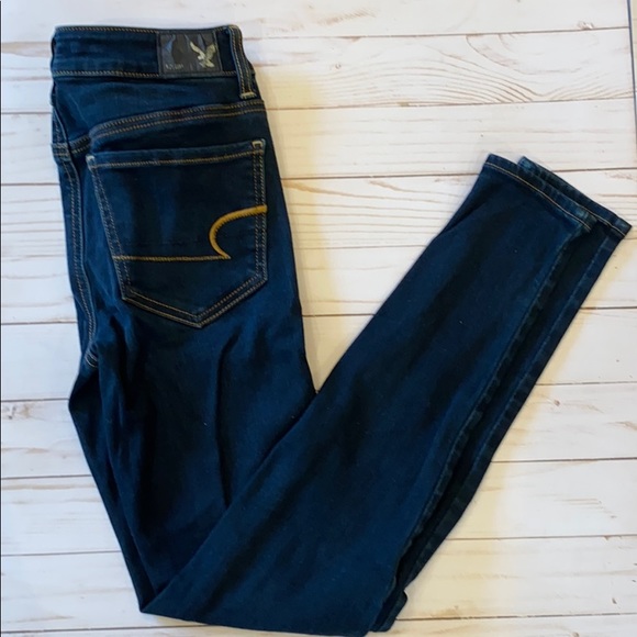 🦅AMERICAN EAGLE OUTFITTERS DENIM SKINNY JEGGING - Picture 1 of 7